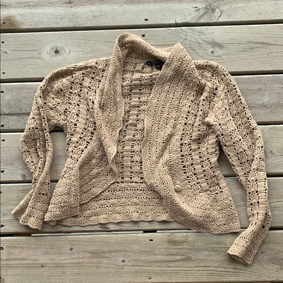 Chadwicks Open Crochet Cardigan – Size Large - Picture 1 of 3